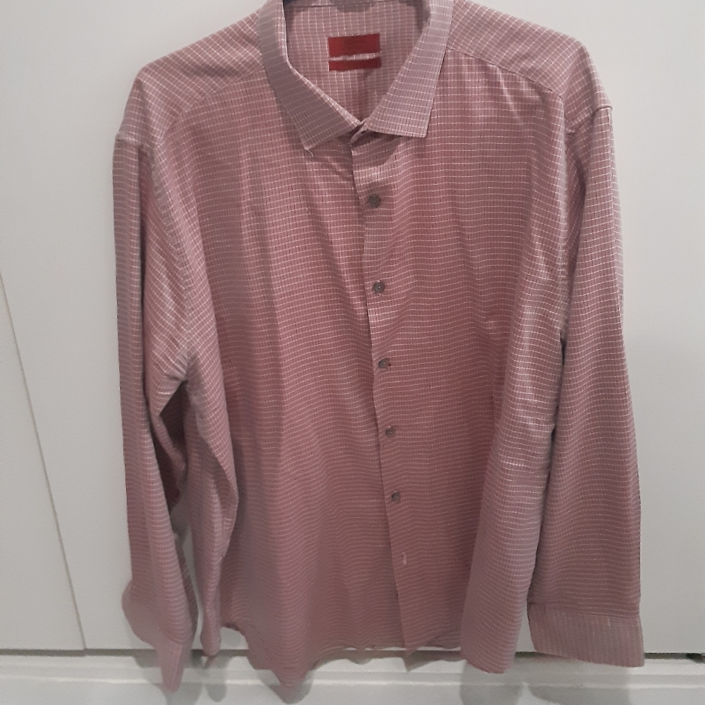 Red and White Horizontal Striped Shirt